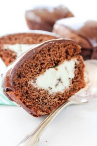 Thin Mint Ice Cream Cupcakes