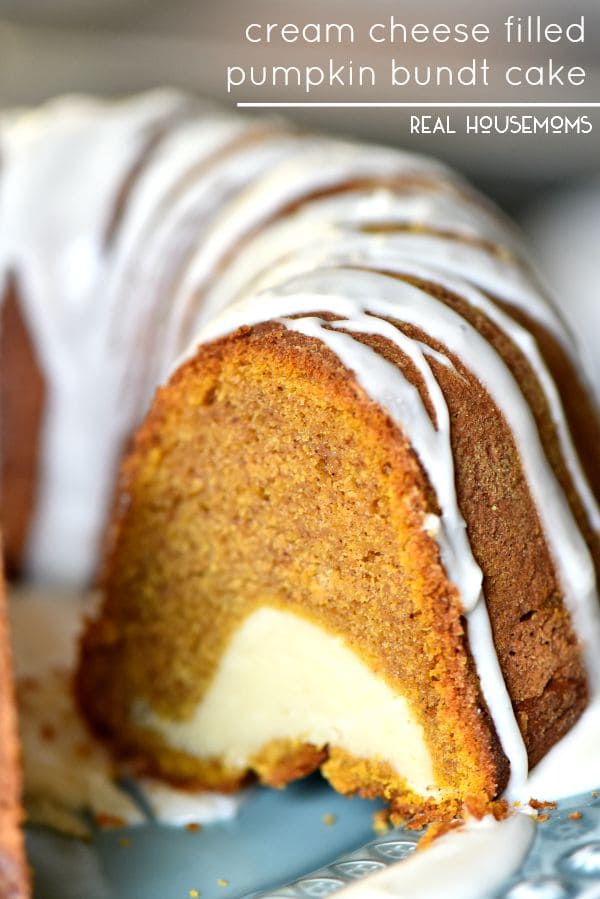 Cream Cheese Filled Pumpkin Bundt Cake