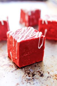 Easy Red Velvet Fudge