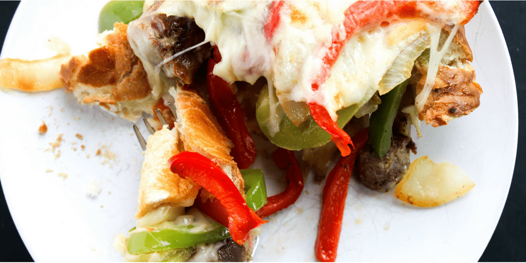 Cheesy Italian Sausage & Pepper Stuffed Bread is a twist the classic ball park sandwich, made into a fantastically easy meal. Cheesy Italian Sausage & Pepper Stuffed Bread is a twist the classic ball park sandwich, made into a fantastically easy meal. italian-sausage-pepper-stuffed-bread