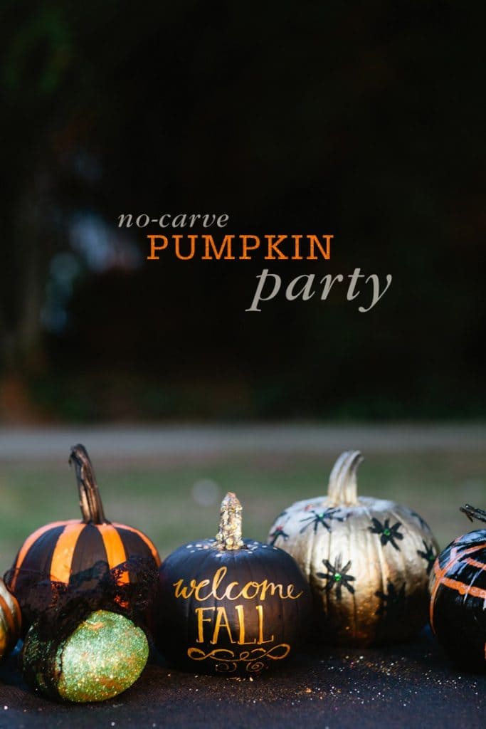 no-carve-pumpkin-party