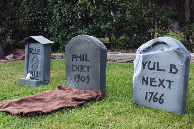 tombstones