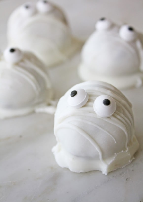 cookie dough mummy bites.