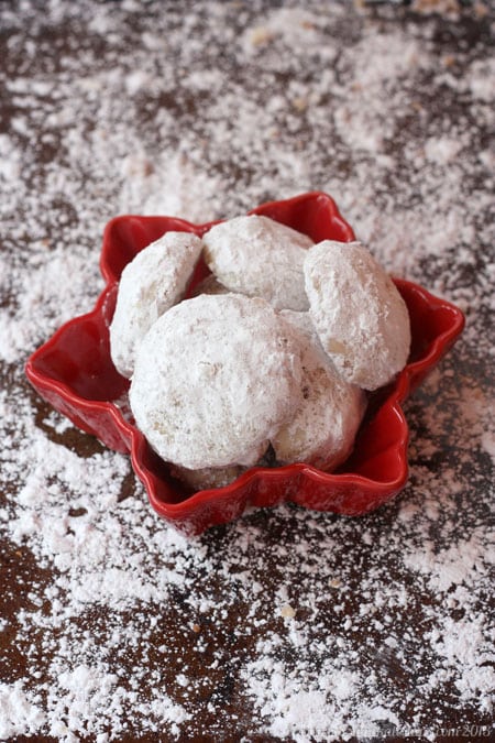 Toffee Almond Snowballs