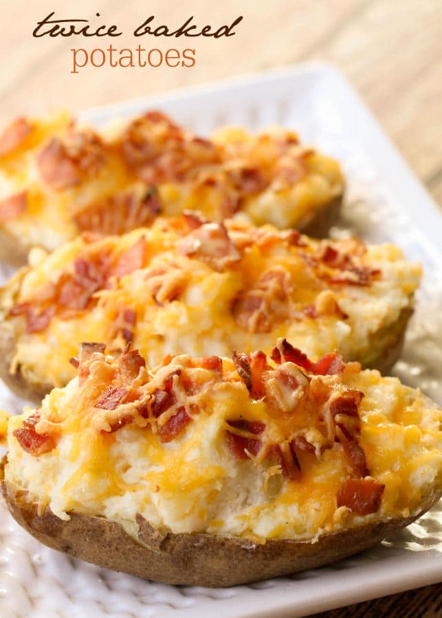 TWICE BAKED POTATOES