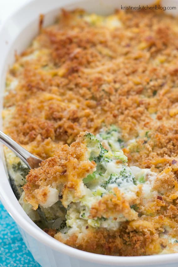 BROCCOLI CASSEROLE FROM SCRATCH