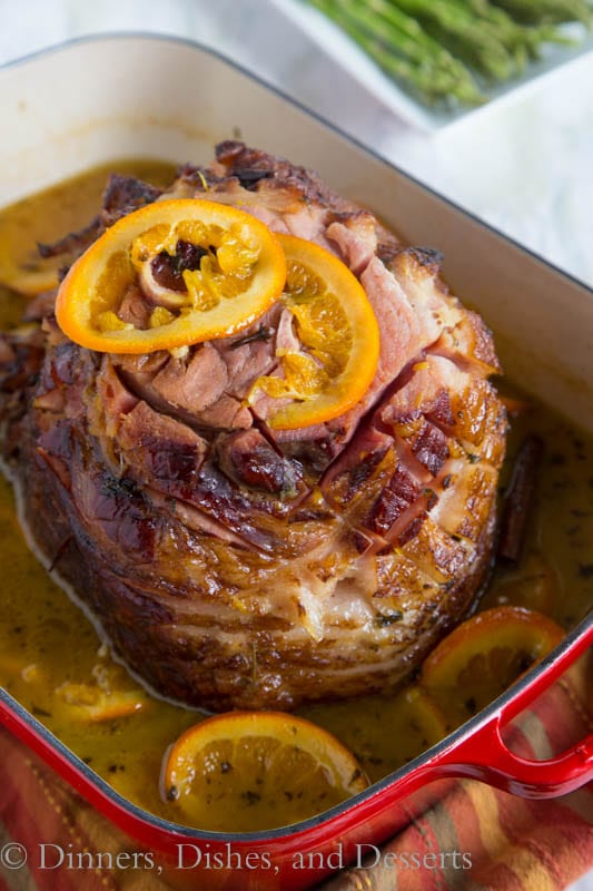 Tangerine Glazed Ham