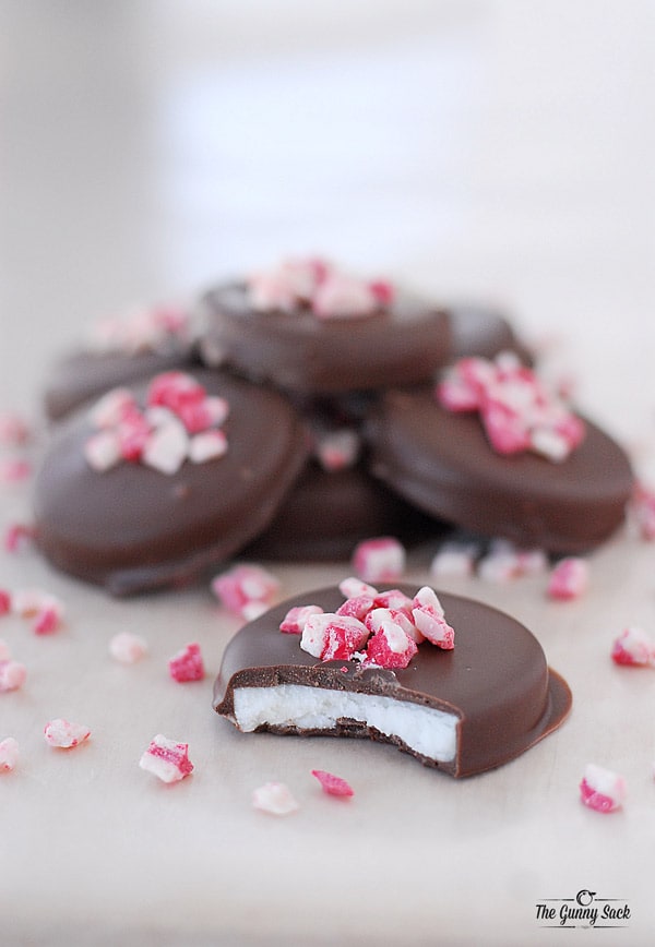 Peppermint Patties mint filling chocolate candy