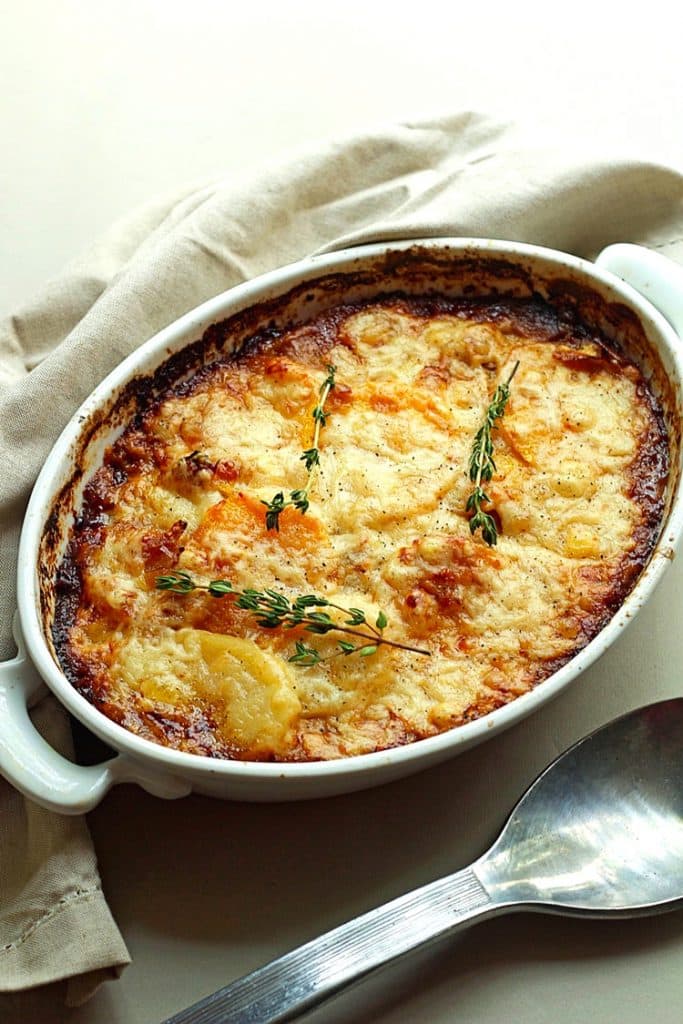 POTATO AND SQUASH GRATIN