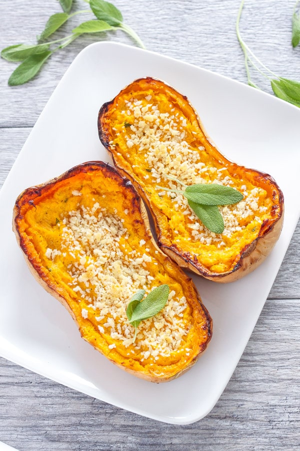 BAKED BUTTERNUT SQUASH