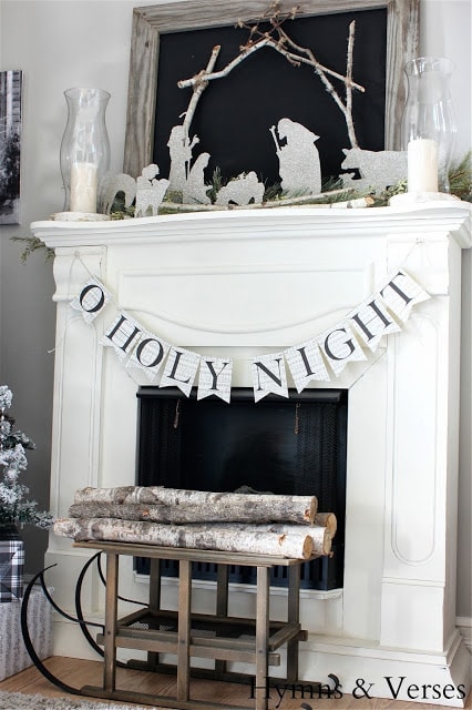 DIY SILHOUETTE NATIVITY TEMPLATES
