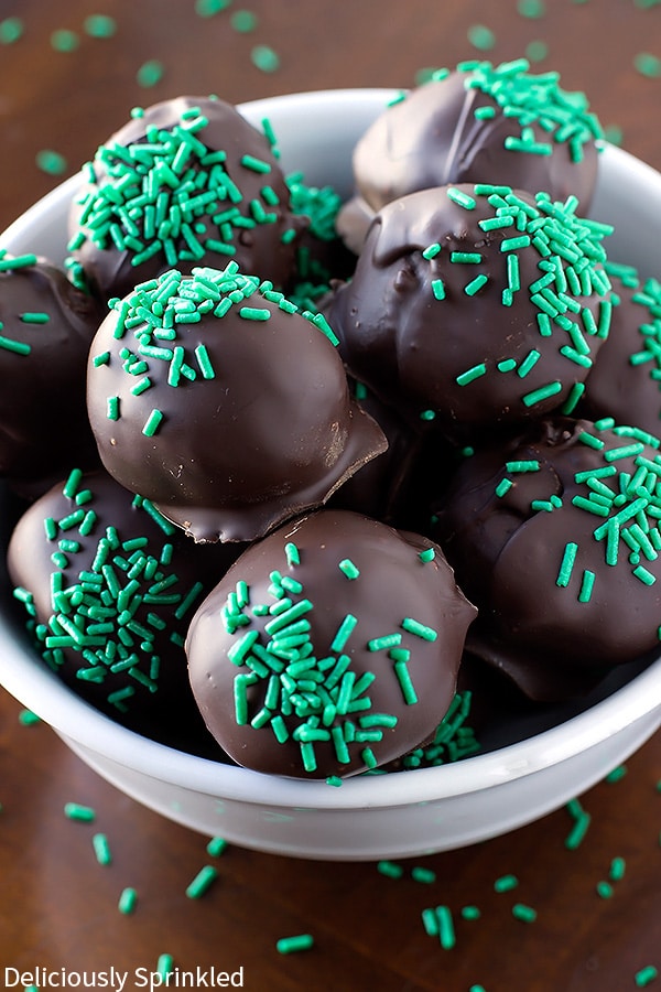 Mint Oreo Truffles