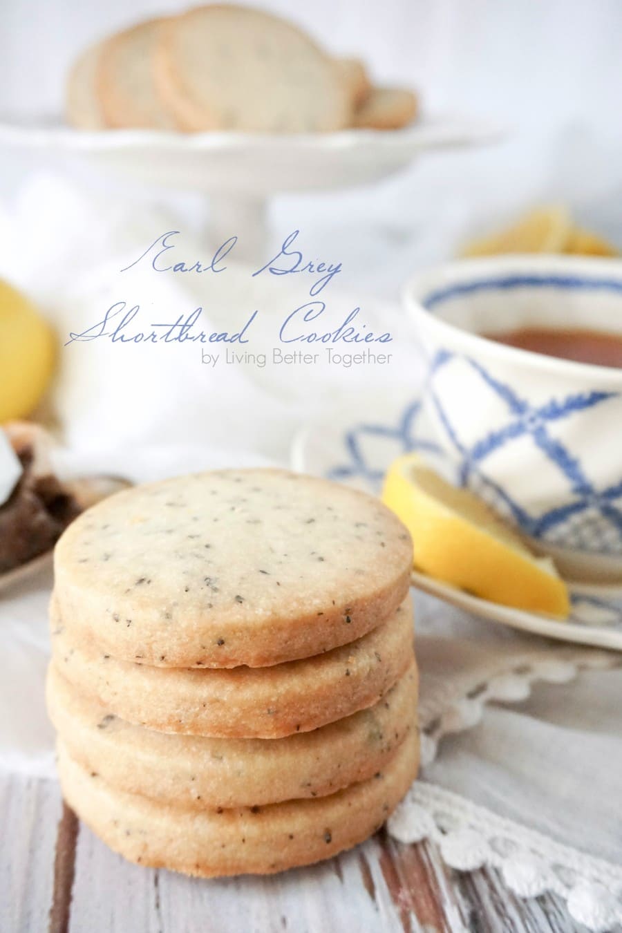 Earl Grey Shortbread Cookies