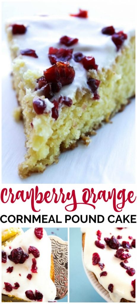 Cranberry Orange Cornmeal Pound Cake is a perfect holiday dessert. It’s a twist on your average pound cake, made with cornmeal, buttermilk and orange zest. Cranberry Orange Cornmeal Pound Cake is a perfect holiday dessert. It’s a twist on your average pound cake, made with cornmeal, buttermilk and orange zest.
