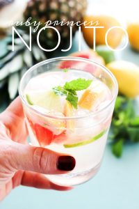 Ruby Princess Nojito {Mocktail}