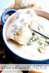 Blue Cheese Fondue