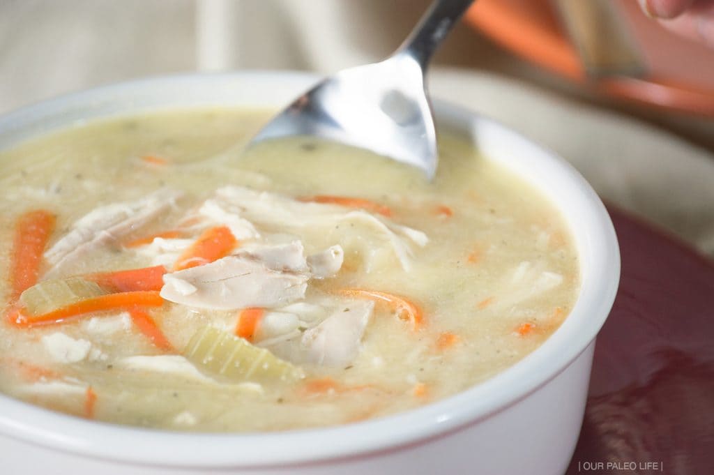 CREAMY CHICKEN NOODLE.