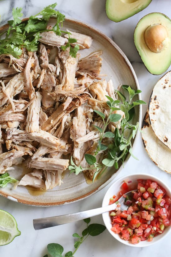 Instant Pot Garlicky Cuban Pork.