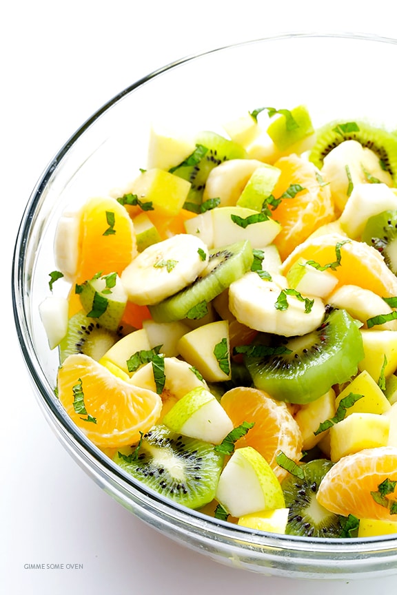 Easy winter fruit salad