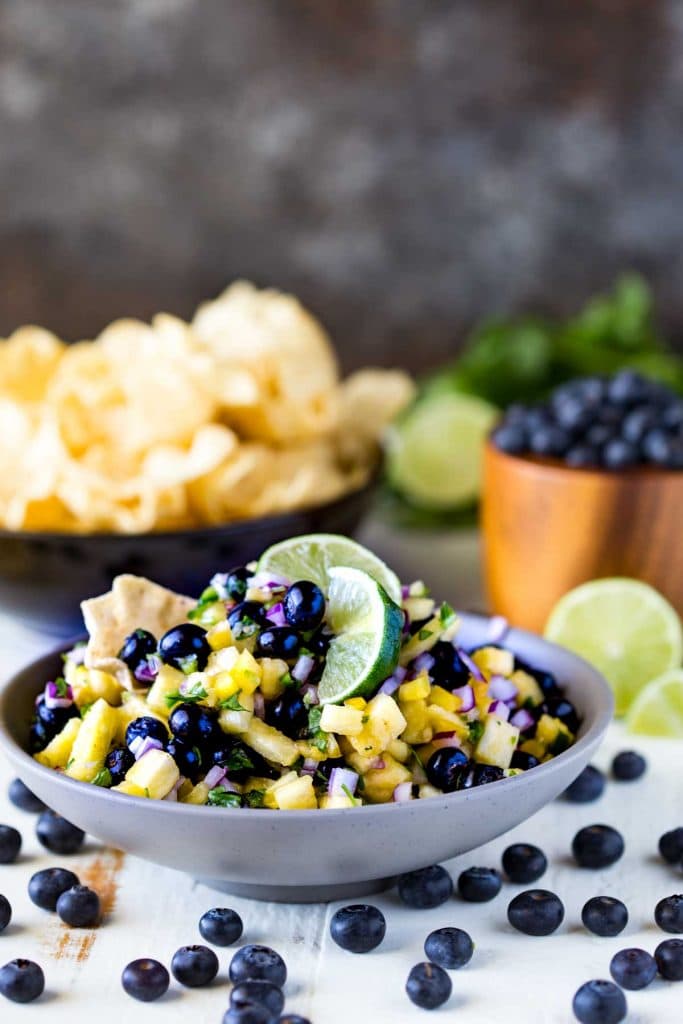 Fruit salad salsa