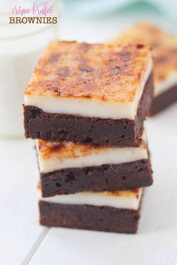 CRÉME BRULEÉ BROWNIES