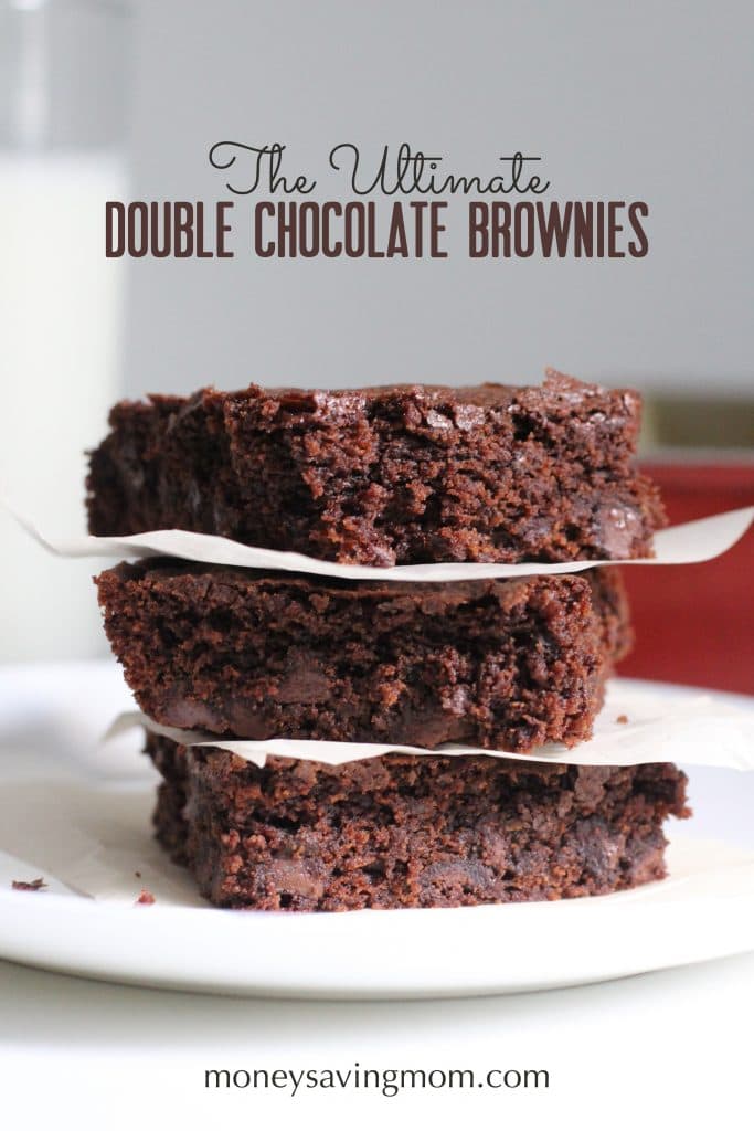 ULTIMATE DOUBLE CHOCOLATE BROWNIES