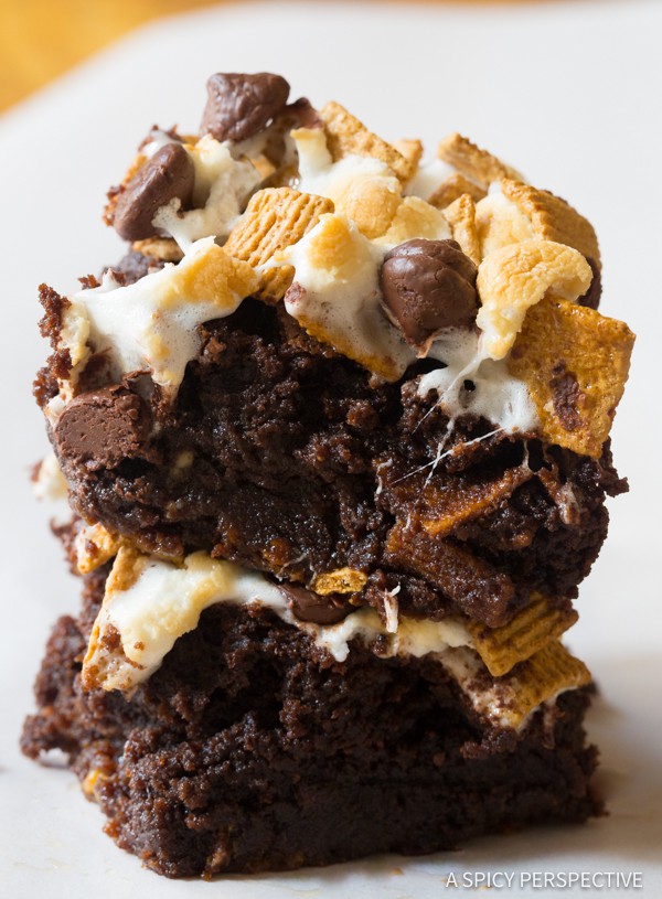 S'MORES BROWNIES