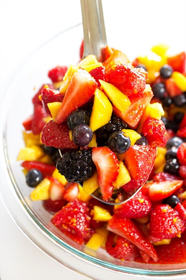 mango berry salad