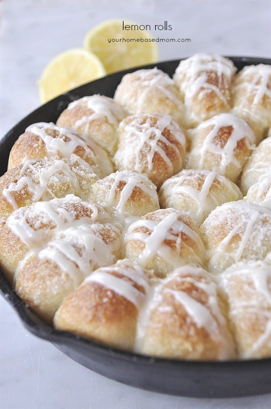 lemon pull apart rolls