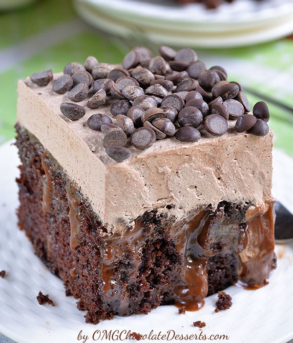 CHOCOLATE POKE CAKE