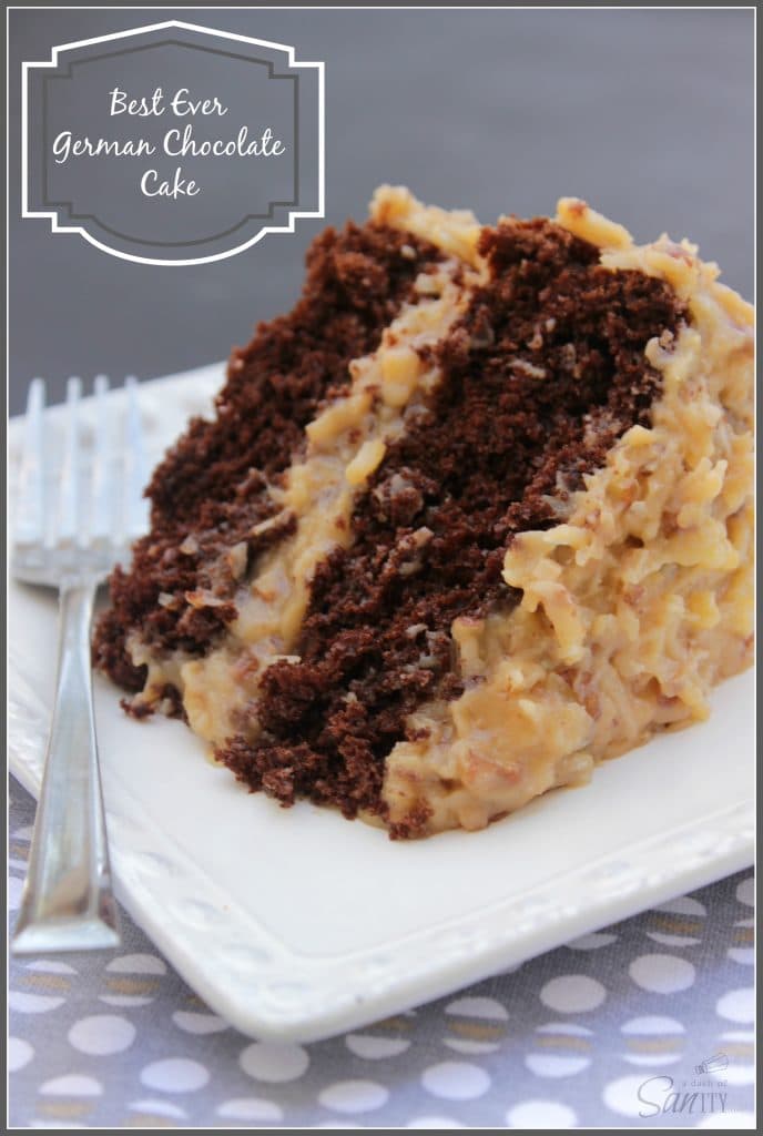 BEST EVER GERMAN CHOCOLATE CAKE
