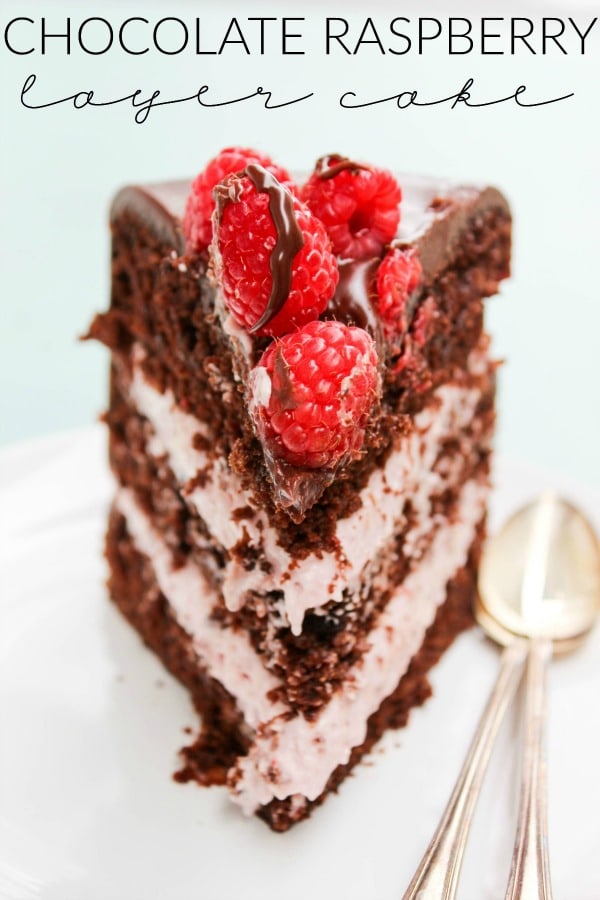 CHOCOLATE RASPBERRY LAYER CAKE