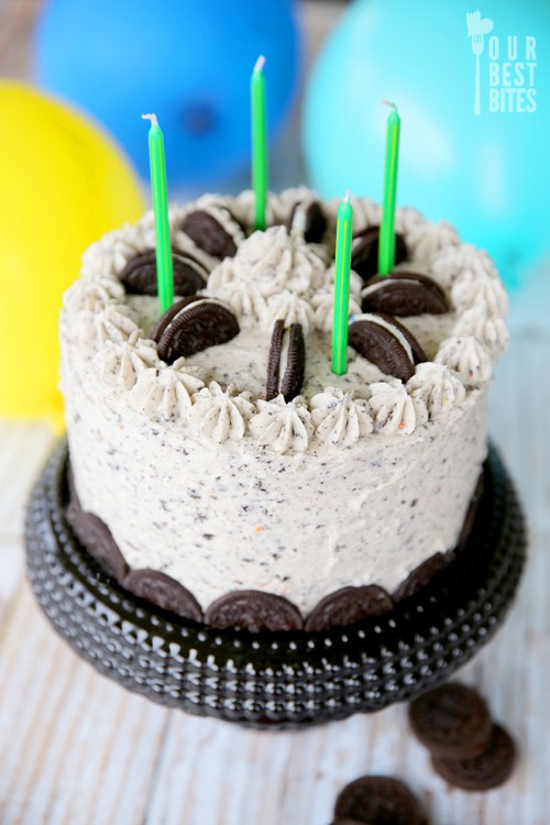 CHOCOLATE FUDGE COOKIES AND CREAM CAKE