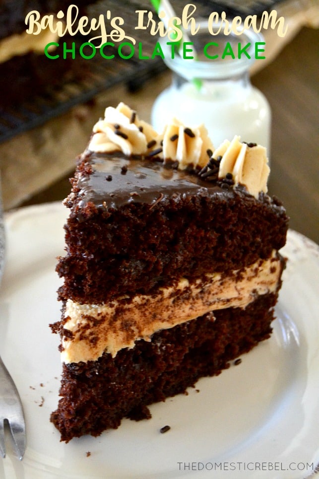 BAILEY'S IRISH CREAM CHOCOLATE CAKE