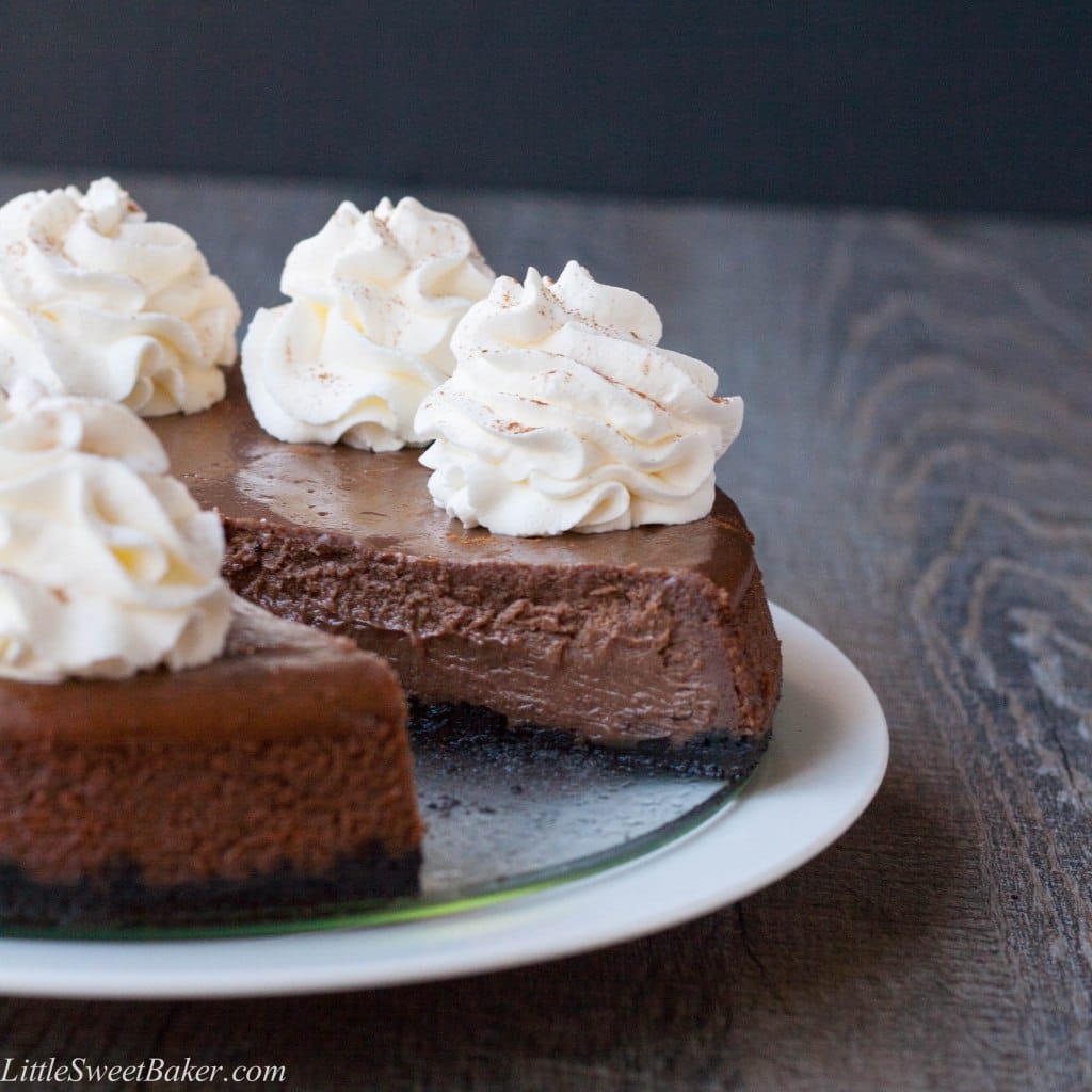 CHOCOLATE CINNAMON CHEESECAKE