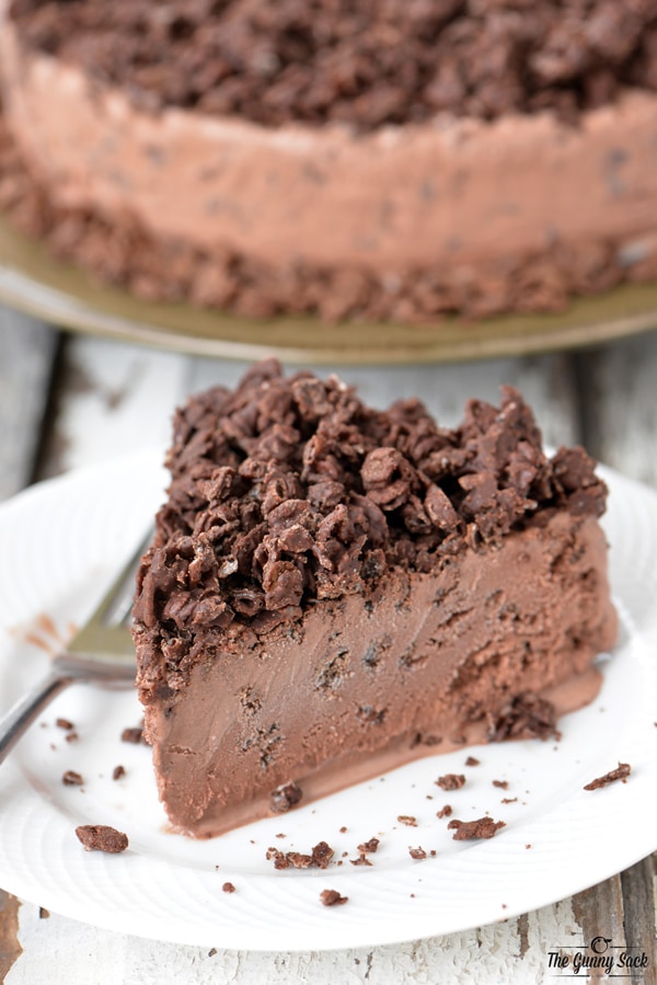 CHOCOLATE CRUNCH ICE CREAM CAKE