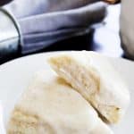 vanilla bean scones on plate