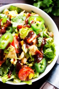 Creamy BBQ Ranch Chicken Salad