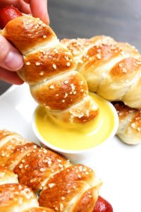 Easy Pretzel Hot Dogs