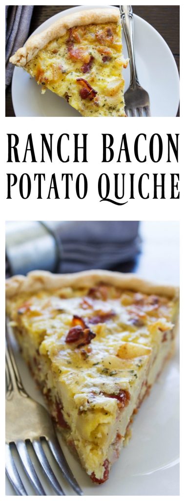 RANCH BACON POTATO QUICHE
