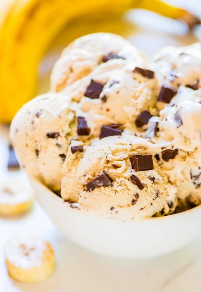 HOMEMADE BANANA ICE CREAM RECIPE