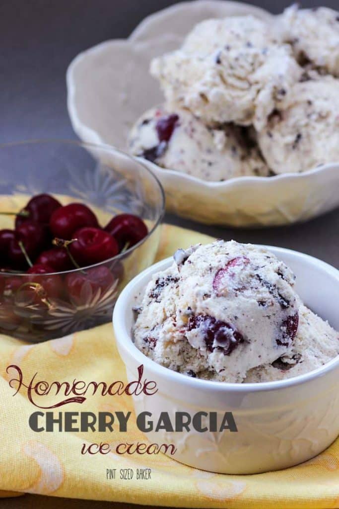 HOMEMADE CHERRY GARCIA ICE CREAM