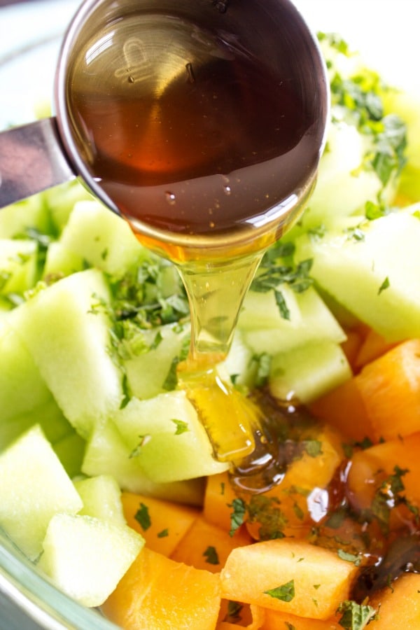 melon mint salad