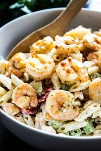Shrimp Scampi Pasta Salad