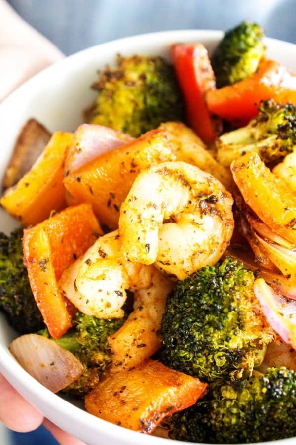 bowl of cajun shrimp