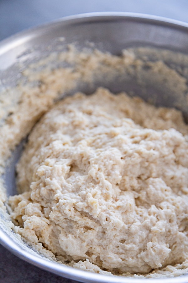 biscuit ingredients in a bowl