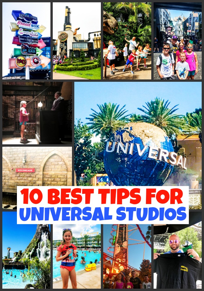 collage of photos from 10 best tips for universal studios
