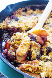 Best Ever Apple Cherry Crisp