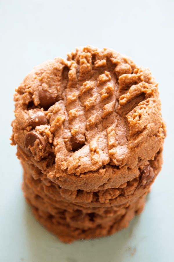 DOUBLE CHOCOLATE PEANUT BUTTER COOKIES - Soft & chewy these chocolate peanut butter cookies with chocolate chips are my sweet tooth fixation.