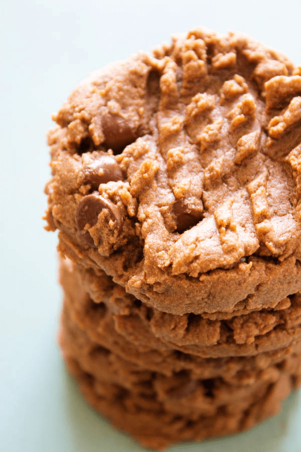 DOUBLE CHOCOLATE PEANUT BUTTER COOKIES - Soft & chewy these chocolate peanut butter cookies with chocolate chips are my sweet tooth fixation.